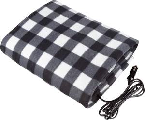Couverture thermique électrique en polyester à carreaux 12V USB avec design matelassé, 3 niveaux de chaleur, pliable pour la voiture, le <span class=keywords><strong>camping</strong></span> et l'extérieur - Product Image 3