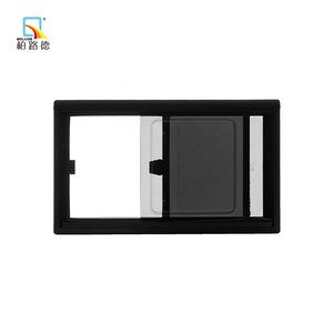 Hochwertiges Aluminium-Legierungs-Schiebefenster mit 5mm Schwarzem Einzelverglasung für Wohnmobile, Schmaler Rahmen, E-Kennzeichnung DOT-Zertifiziert <span class=keywords><strong>BOLUDE</strong></span> - Product Image 4