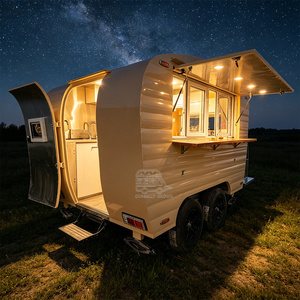 Customized Storage Rack Food Truck Unique <b>Shelf</b> <b>Unit</b> Mobile <b>Kitchen</b> Trailer - Product Image 5