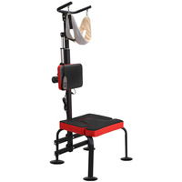 Appareil de Correction de la Colonne Vertébrale, Chaise de Traction pour Rééducation de la Scoliose Cervicale, Chaise/Tabouret Inversé pour Étirement du Cou, Machine de Traction