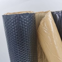 Bakır su yalıtım ses yalıtımı ile alüminyum folyo kendinden yapışkanlı 2.0mmX60cmx30cm butil kauçuk levhalar