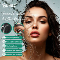Poudre de maquillage OEM pour la ligne des cheveux, les sourcils, les zones chauves, couverture instantanée brune pour les cheveux, les barbes, les espaces et les ombres, produits de coiffure pour hommes