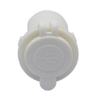 12V-24V maison voiture bateau Bus rénovation voiture blanche double chargeur USB 5V 3.1A puissance allume-cigare