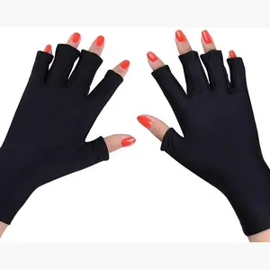 Nieuwe Nail Art Manicure Anti Uv Acryl Nagels Licht Lamp Straling Drop Nail Handschoenen
