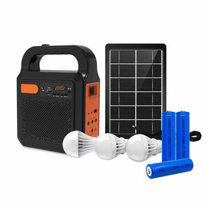 Nouveau design HS-2976 haut-parleur sans fil avec lumières alimenté par l'énergie solaire avec batterie Rechargeable, diffusion de musique en continu - Product Image 1