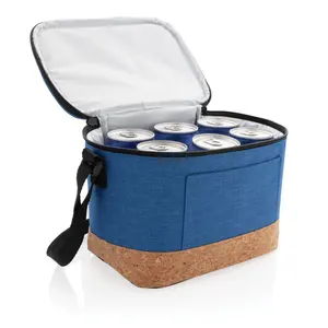Cork two tone <b>cooler</b> <b>bag</b> sustainable merchandising - Product Image 5
