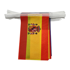 2026 Lễ Kỷ Niệm Bóng Đá Châu Âu Chuỗi Cờ Đặt Polyester Tùy Chỉnh 24 Quốc Gia Euro Thể Thao Tổ Chức Sự Kiện Chuỗi <span class=keywords><strong>Bunting</strong></span> Cờ - Product Image 3