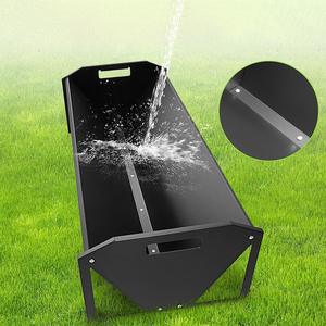 JH-Mech Livestock Feeding <strong>Trough</strong> 45&quot; Durable and Stable Easy Installation Heavy Duty Galvanized Steel Feeding <strong>Troughs</strong> for <strong>Sheep</strong> - Product Image 2