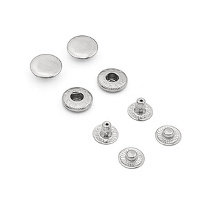 Broches metálicos Jin Ming de 8-15 mm, hebillas de hierro duraderas para prendas de vestir, jeans, estilo clásico - Product Image 3