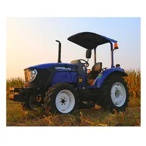 Foton Lovol 50HP 4X4 4WD Small Compact New Mini Farm Tractor Mounted Front End Loader