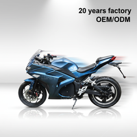Motos électriques de course Cruiser 72V 3000W avec batterie au lithium, homologuées EEC COC, design élégant, en stock, vente chaude directe usine Chine