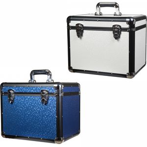 Estojo de alumínio para segurar ferramentas, caixa compatível com alça para transporte de cabelos - Product Image 1