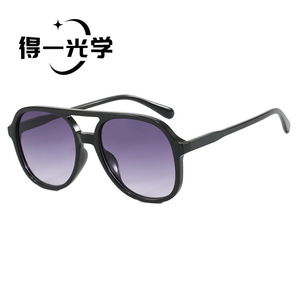 Double Bridge Aviator <b>Sunglasses</b> UV400 PC Frame Unisex Outdoors Driving Style - Product Image 3