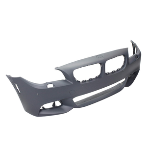 Cubierta de Parachoques Compatible con BMW 528i, 535i, <span class=keywords><strong>535d</strong></span>, 550i, 550i XDrive 2014-2016, Imprimada con Paquete <span class=keywords><strong>M</strong></span> y Orificios para Faros Antiniebla Delanteros - Product Image 3