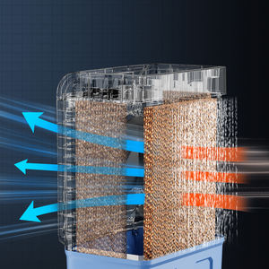 Capacité d'eau 30L maison prix <span class=keywords><strong>le</strong></span> plus bas Portable évaporatif chambre refroidisseur d'air 220V bas prix industriel <span class=keywords><strong>grand</strong></span> sol debout - Product Image 4