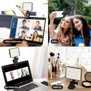 <span class=keywords><strong>Lampe</strong></span> à selfie <span class=keywords><strong>de</strong></span> <span class=keywords><strong>poche</strong></span> à led pour IPad, téléphone portable, ordinateur portable, lumière vidéo <span class=keywords><strong>de</strong></span> remplissage avec clip avant arrière ajusté à 3 modes d'éclairage - Product Image 6