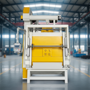 Machine de sablage automatique à bande à ressorts pour billes <span class=keywords><strong>d</strong></span>'acier, contrôlée par PLC, haute productivité, longue durée de vie, pour <span class=keywords><strong>la</strong></span> <span class=keywords><strong>d</strong></span>écapage de <span class=keywords><strong>la</strong></span> rouille - Product Image 1