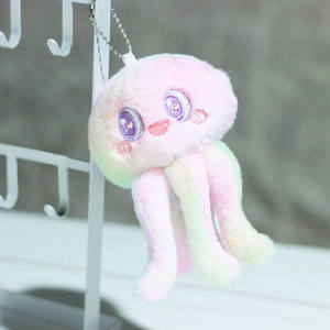 Porte-clés en peluche méduse, mini créature marine, pendentif méduse, mignon jouet en peluche, poupée porte-clés, pendentif de sac, jouet animal - Product Image 4