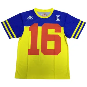 Custom Voetbal Sublimatie Game Jerseys Voetbal Shirts