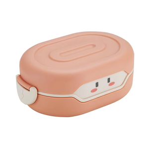 Cute Portable Plastic Single Tier <b>Lunch</b> <b>Box</b> BPA-Free Eco-friendly Food-Grade Leak Proof 0-1L Capacity Newborn Cold Hot Heatable - Product Image 6