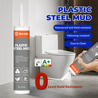 Mastic époxy plastique acier pour la réparation des surfaces en céramique, des coins de carrelage, des éviers de cuisine et des baignoires de salle de bain