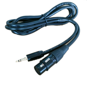 <span class=keywords><strong>Cable</strong></span> Profesional <span class=keywords><strong>XLR</strong></span> de 6 Pies/Negro, Estéreo Macho de 3.5mm (1/8 Pulgadas) a <span class=keywords><strong>XLR</strong></span> Hembra - Product Image 4