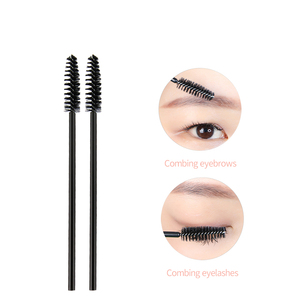 Brosse à cils et sourcils jetable à manche solide et flexible du fabricant, brosse de nettoyage personnalisée pour cils et sourcils - Product Image 5