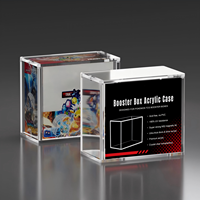   Boîte de protection originale Collection Booster Treasure Dream TCG Hiroshima Leather ETB Boîte de présentation en acrylique 58mm d'épaisseur 12