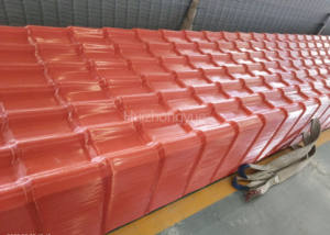 วั<span class=keywords><strong>ส</strong></span>ดุก่อสร้าง 30 ปี ประสบการณ์ กระเบื้องหลังคา UPVC ขนาด 1050 มม. ราคา Tejas Termoacusticas 1050 มม. แผ่นหลังคาพลาสติกเรซิ่น ASA UPVC - Product Image 5