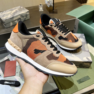 <span class=keywords><strong>Scarpe</strong></span> <span class=keywords><strong>da</strong></span> <span class=keywords><strong>Corsa</strong></span> Firmate RockRunner 2025 Uomo Donna Sneaker in Tessuto a Rete e Borchie in Gomma Triple Black White Beige Sneakers Sportive <span class=keywords><strong>da</strong></span> Uomo - Product Image 3