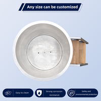 Chine Bain de glace avec bain de glace en acier 316 Baril en acier inoxydable Cold Plunge Hot Tub Combo Unit Personnalisé