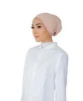 2021 neues Design Hijab hochwertige modale Hijab Schnee kappe mit elastischer Rückens chnur innere Hijab Motorhaube