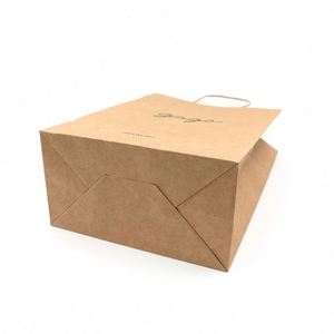 Fashional Shopping Bag Hot <b>Orange</b> <b>Paper</b> Bag for Shopping - Product Image 3