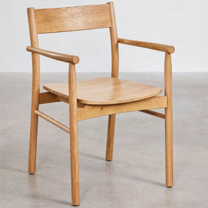 Silla de comedor de madera maciza 100% moderna contemporánea Ardena para el hogar comedor Parque Villa sala de estar jardín apartamento USO COMERCIAL - Product Image 1