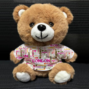 Ours en peluche de 6' 15CM, souvenir en peluche, impression de logo personnalisée, je t'aime Londres <span class=keywords><strong>Paris</strong></span>, cadeau d'entreprise, mini ours en peluche - Product Image 5