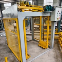 Empileur de palettes entièrement automatique Zhongke QT4-15 pour machines à briques (empileur automatique pour palettes de briques en ciment)