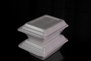 Caja de comida Caja de rejilla plana Caja de tres compartimentos Caja rectangular Caja de desayuno Caja de comida rápida Contenedores de comida de espuma desechables - Product Image 2