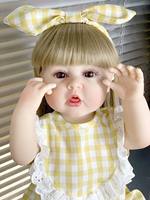 Muñeca Reborn de Silicona Suave de 22 Pulgadas VTU, Muñeca de Vinilo Realista para Niñas, Regalo para Niños