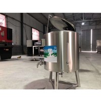 Machine de pasteurisation du lait Htst 500 litres Machine de pasteurisation du lait Machine de pasteurisation du jus Acier inoxydable