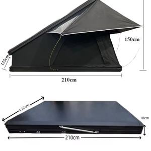 Tente en polyester et coton imperméable à l'eau et aux UV, grande capacité pour 3 à 4 personnes, 320 g, pour le <span class=keywords><strong>camping</strong></span> en plein air, les aventures tout-terrain 4x4 - Product Image 6