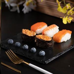 Sous-Verres en Pierre Naturelle Noir <span class=keywords><strong>Ardoise</strong></span>, Plats de Service, Assiettes à Fromage pour Boissons, Bar, Cuisine et Maison - Product Image 5