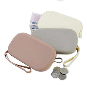 تصميم رائع للنساء والفتيات من السيليكون محفظة نقود مخصصة محفظة بطاقات مفاتيح الهاتف لون سادة حقيبة مفتاح من السيليكون - Product Image 3