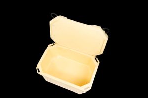 Wholesale Price Shipper Box 70 Litre Plastic Folding <b>Crate</b> with Lid Stackable <b>Storage</b> Solid Collapsible - Product Image 4