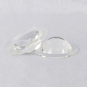 Verre optique personnalisé en usine dôme acrylique lentille avec bride - Product Image 4