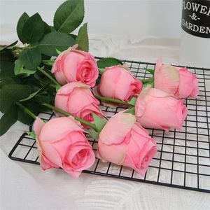 ดอกไม้ผ้าไหมเทียมสัมผัสจริงสำหรับงานแต่งงานงานเลี้ยงวันเกิดตกแต่งโชว์รูมดอกไม้ - Product Image 6