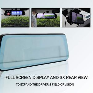 Aidelion CY-888 <strong>Car</strong> <strong>Mirror</strong> <strong>Camera</strong> With Dual Cameras Lens <strong>Car</strong> Dvr FHD 1080P 10inch Touch Ips Screen Streaming Video <strong>Mirror</strong> Dvr - Product Image 4