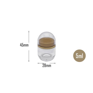 Frascos de Plástico Transparente de 5 ml con Tapas para Pastillas y Tabletas, Material PS, para Vitaminas y Cápsulas - Product Image 2