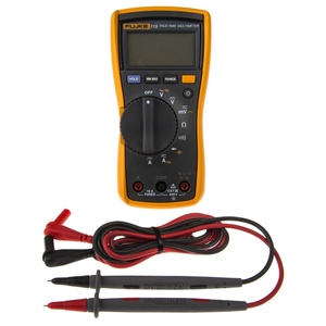 มัลติมิเตอร์แบบดิจิตอลพกพา 115, True RMS, 10A AC สูงสุด, 10A สูงสุด, 600V AC - Product Image 1