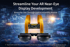 SEEYA SY049WDG09 Binoküler Şeffaf Optik Modül Çift 0.49 inç Mikro Si-OLED 1920x1080 Her Göz İçin >41 FOV 0D -5D Diyoptri - Product Image 6