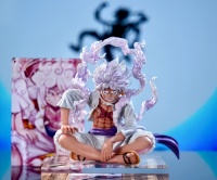 Figurine Nika Luffy assise, modèle de figurine, décoration de table, cadeau d'anniversaire, jouet tendance, décoration de scène, décoration de voiture